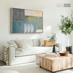 Cargar imagen en el visor de la galería, Cuadro Abstracto Minimalista Glamour