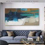 Cargar imagen en el visor de la galería, Arte Pintado a Mano Estuario Magno Horizontal