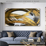 Cargar imagen en el visor de la galería, Arte Pintado a Mano Aura de Abundancia Horizontal