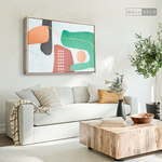 Cargar imagen en el visor de la galería, Cuadro Abstracto Minimalista Ritmo Fluido