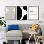 Cargar imagen en el visor de la galería, Tríptico Minimalista Home