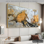 Cargar imagen en el visor de la galería, Arte Pintado a Mano Terracota Horizontal