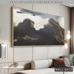 Cargar imagen en el visor de la galería, Arte Pintado a Mano Ritmo Nocturno Horizontal