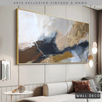 Cargar imagen en el visor de la galería, Arte Pintado a Mano Montañas de Color Horizontal