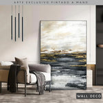 Cargar imagen en el visor de la galería, Arte Pintado a Mano Espejos en el Mar Vertical