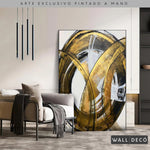 Cargar imagen en el visor de la galería, Arte Pintado a Mano Aura de Abundancia Vertical