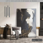 Cargar imagen en el visor de la galería, Arte Pintado a Mano Ritmo Nocturno Vertical