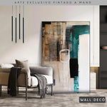 Cargar imagen en el visor de la galería, Arte Pintado a Mano Utopia Vertical