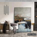 Cargar imagen en el visor de la galería, Arte Pintado a Mano Contrastes De Pensamiento Vertical