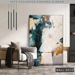 Cargar imagen en el visor de la galería, Arte Pintado a Mano Esmeralda Vertical