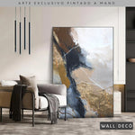 Cargar imagen en el visor de la galería, Arte Pintado a Mano Montañas de Color Vertical