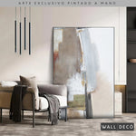 Cargar imagen en el visor de la galería, Arte Pintado a Mano Naturaleza Estructural Vertical