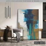 Cargar imagen en el visor de la galería, Arte Pintado a Mano Estuario Magno Vertical