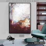 Cargar imagen en el visor de la galería, Arte Pintado a Mano Entre Luz y Rosa Vertical