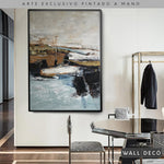 Cargar imagen en el visor de la galería, Arte Pintado a Mano Contrastes De Pensamiento Vertical