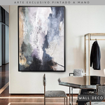 Cargar imagen en el visor de la galería, Arte Pintado a Mano Átomos de Mar Vertical