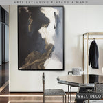 Cargar imagen en el visor de la galería, Arte Pintado a Mano Ritmo Nocturno Vertical