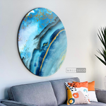 Cargar imagen en el visor de la galería, Cuadro Circular Fluido Calaíta