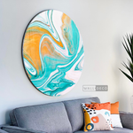 Cargar imagen en el visor de la galería, Cuadro Circular Fluido Carrot