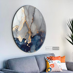 Cargar imagen en el visor de la galería, Cuadro Circular Fluido Abstracto Oxford