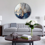 Cargar imagen en el visor de la galería, Cuadro Circular Fluido Abstracto Oxford