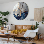 Cargar imagen en el visor de la galería, Cuadro Circular Fluido Abstracto Oxford