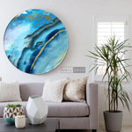 Cargar imagen en el visor de la galería, Cuadro Circular Fluido Calaíta