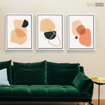 Cargar imagen en el visor de la galería, Tríptico Abstracto Nórdico Nude (Set x 3)