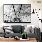 Cargar imagen en el visor de la galería, Cuadro New York Brooklyn Bridge Horizontal
