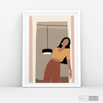 Cargar imagen en el visor de la galería, Cuadro Mulata La Mantilla