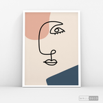 Cargar imagen en el visor de la galería, Cuadro Rostros Abstractos Carla