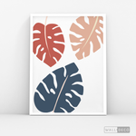 Cargar imagen en el visor de la galería, Cuadro Boho Monstera color