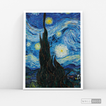 Cargar imagen en el visor de la galería, Cuadro Arte Noche estrellada Van Gogh (A)