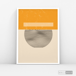 Cargar imagen en el visor de la galería, Cuadro Abstracto Minimal Sunset Yellow