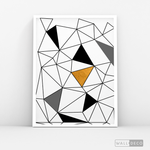 Cargar imagen en el visor de la galería, Cuadro Abstracto Prisma Pirámide