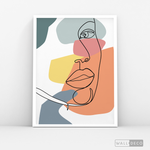 Cargar imagen en el visor de la galería, Cuadro Face Lines Filomena