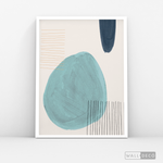 Cargar imagen en el visor de la galería, Cuadro Abstracto Reposo en Azul