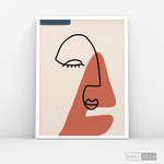 Cargar imagen en el visor de la galería, Cuadro Rostros Abstractos Clara