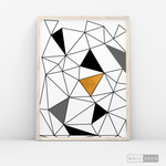 Cargar imagen en el visor de la galería, Cuadro Abstracto Prisma Pirámide