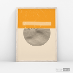 Cargar imagen en el visor de la galería, Cuadro Abstracto Minimal Sunset Yellow