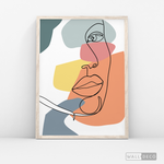 Cargar imagen en el visor de la galería, Cuadro Face Lines Filomena