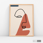 Cargar imagen en el visor de la galería, Cuadro Rostros Abstractos Clara