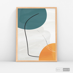 Cargar imagen en el visor de la galería, Cuadro Abstracto Nórdico Trazos Dos