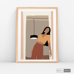 Cargar imagen en el visor de la galería, Cuadro Mulata La Mantilla