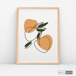 Cargar imagen en el visor de la galería, Cuadro Minimalista Durazno