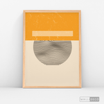 Cargar imagen en el visor de la galería, Cuadro Abstracto Minimal Sunset Yellow