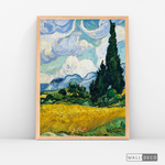 Cargar imagen en el visor de la galería, Cuadro Arte Campo de Trigo Van Gogh