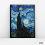 Cargar imagen en el visor de la galería, Cuadro Arte Noche estrellada Van Gogh (A)