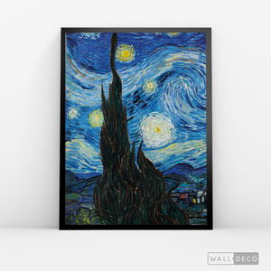 Cuadro Arte Noche estrellada Van Gogh (A)