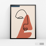 Cargar imagen en el visor de la galería, Cuadro Rostros Abstractos Clara